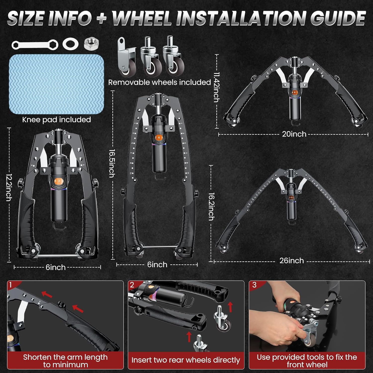 3 in 1 Hydraulic Power Chest Workout